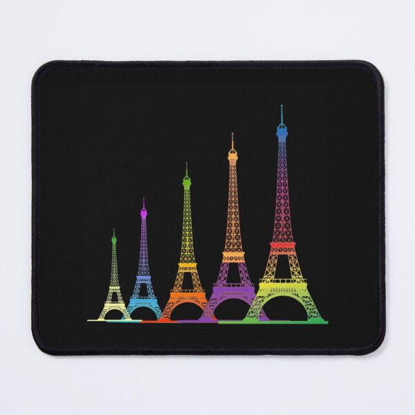 Item preview, COLORFUL EIFFEL TOWER IN GRADIENT ARTLINE PATTERN - Addicted to Paris designed and sold by samArtline.