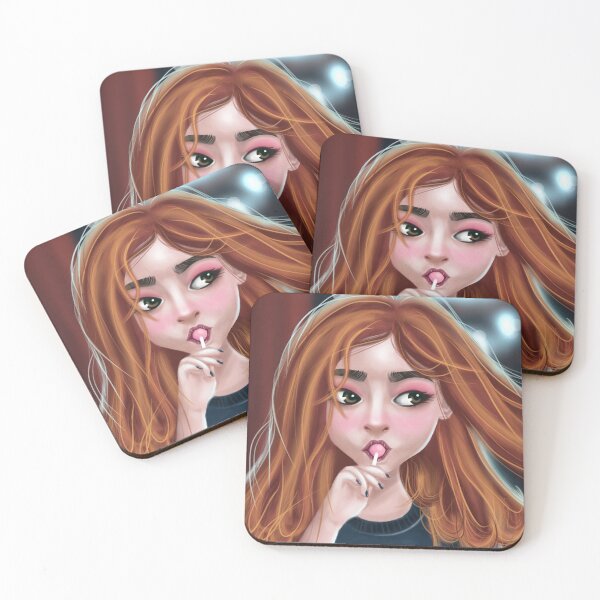 Item preview, Cute lollipop girl digital art illustrations  designed and sold by ferifystudio.