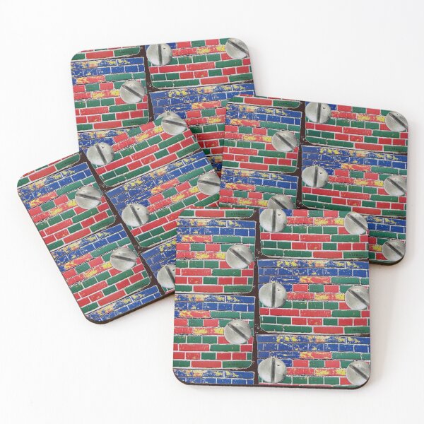 Item preview, Pocket colorful wall with screws by GM Designs designed and sold by G-M-Designs.