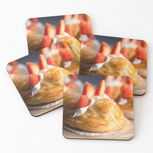 Item preview, Choux cream with strawberry. designed and sold by little-monkey-s.