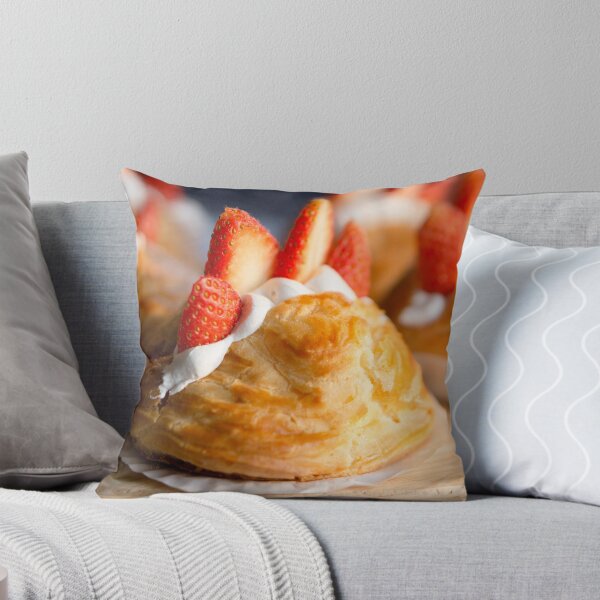 Item preview, Choux cream with strawberry. designed and sold by little-monkey-s.