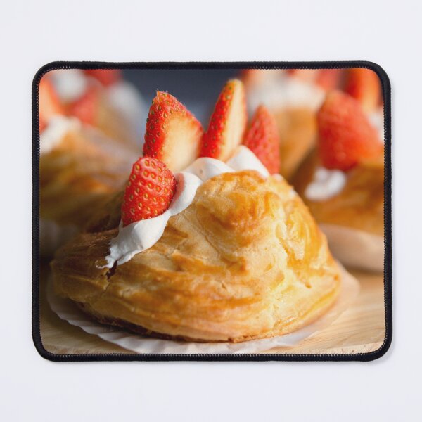 Item preview, Choux cream with strawberry. designed and sold by little-monkey-s.