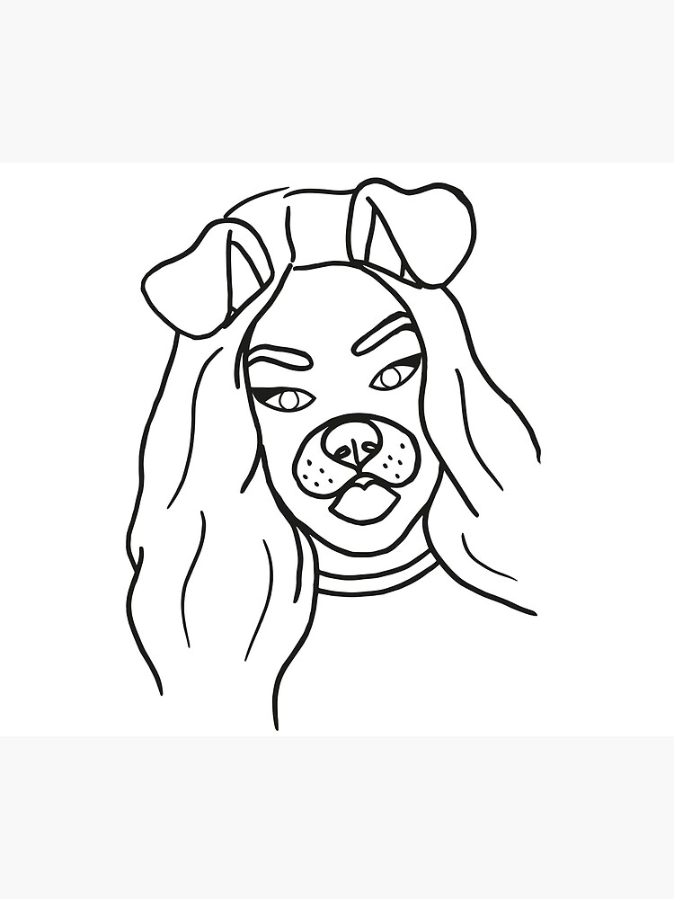 "Snapchat Girl" Art Print for Sale by EMABEE Redbubble