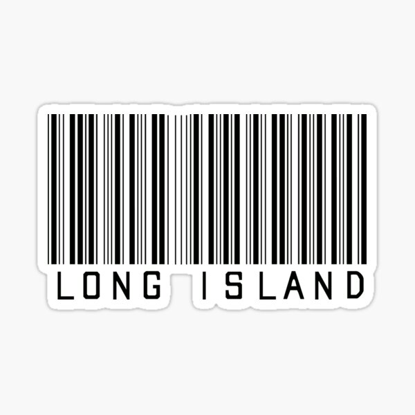 Long Island Barcode Sticker