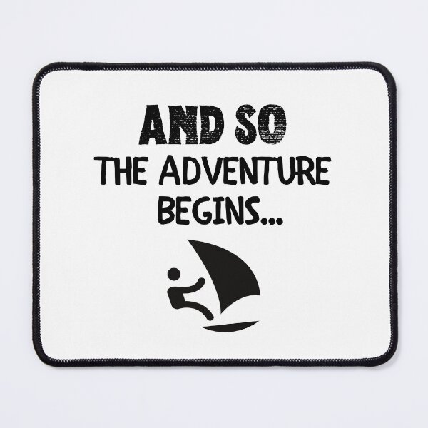 Item preview, Windsurfing: And so the adventure begins. designed and sold by TheGreenGoat.