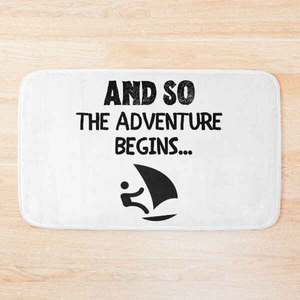 Item preview, Windsurfing: And so the adventure begins. designed and sold by TheGreenGoat.
