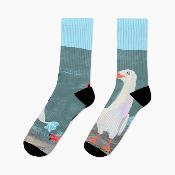Item preview, Seaside dancers. Seagull puffin and Blue footed booby designed and sold by orangerinka.