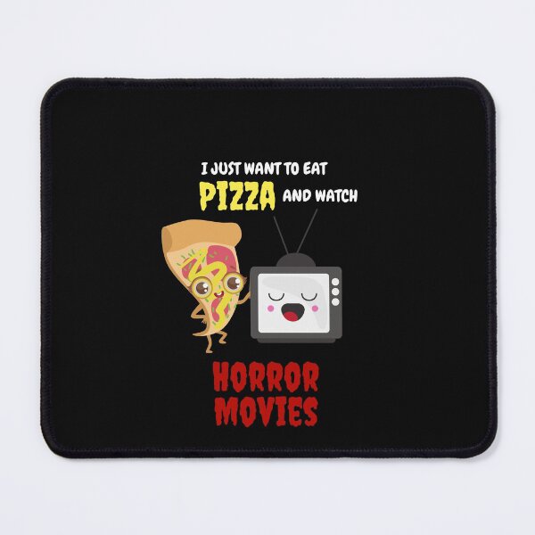 Item preview, I Just Want To Eat Pizza And Watch Horror Movies designed and sold by bsrishika.