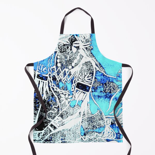 Item preview, Mata Hari Aqua Block Print designed and sold by Minxylynx4.