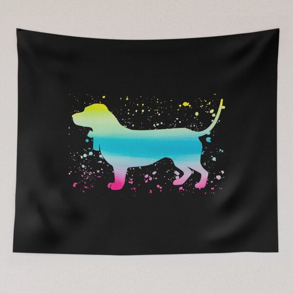 Artikelvorschau, Basset Hound Hund Aquarell Basset Hound Besitzer entworfen und verkauft von alaechamlal.