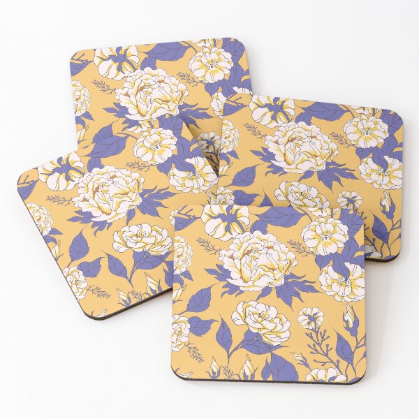 Item preview, Blooming flowers mustard designed and sold by Cattigal.