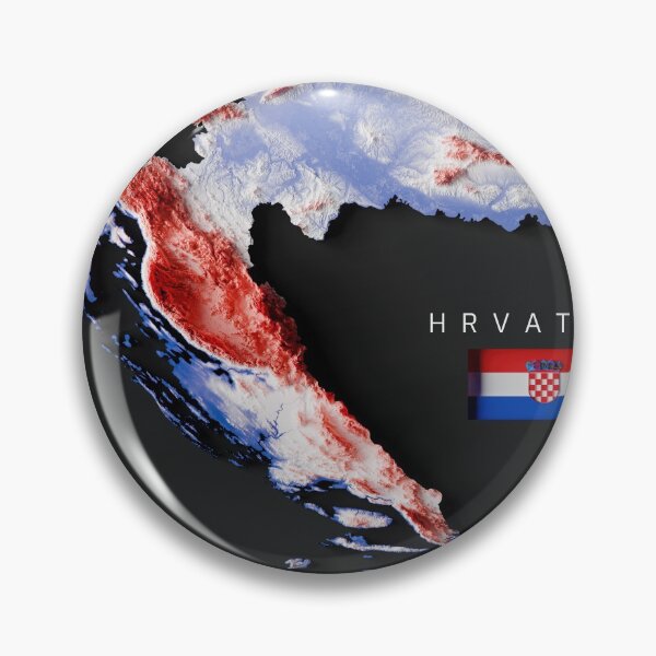 Item preview, Topographic map of Croatia designed and sold by joewdavies.