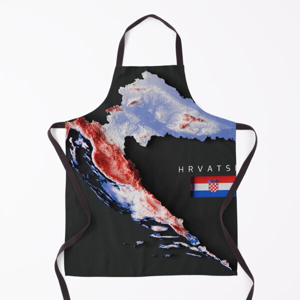 Item preview, Topographic map of Croatia designed and sold by joewdavies.