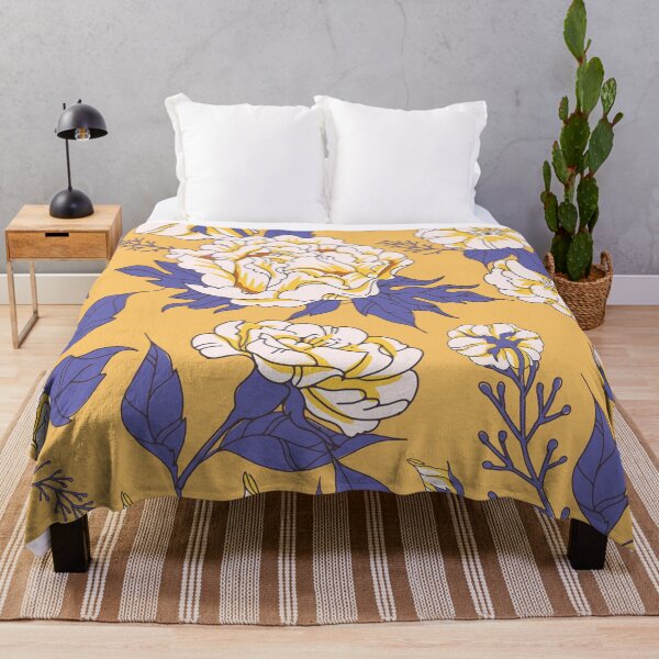 Item preview, Blooming flowers mustard designed and sold by Cattigal.