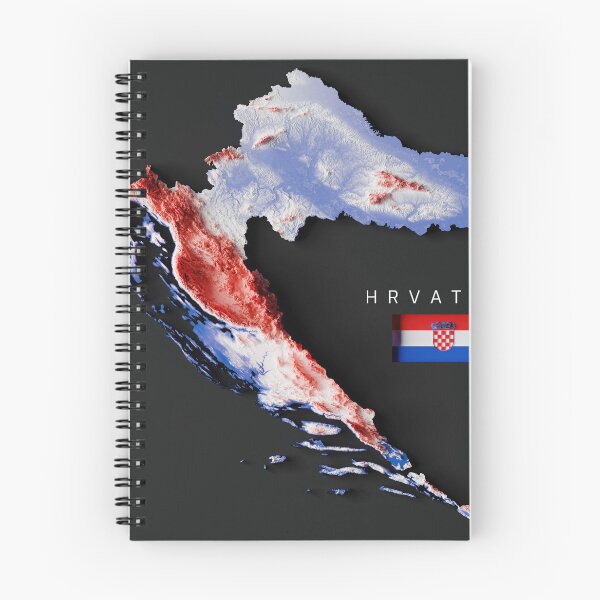 Item preview, Topographic map of Croatia designed and sold by joewdavies.