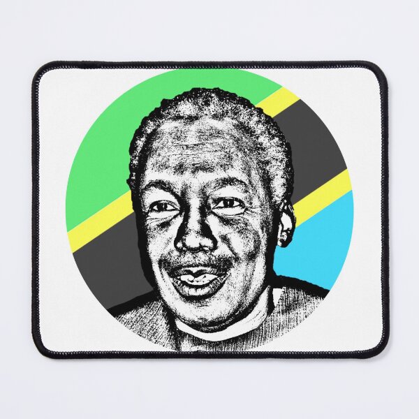 Item preview, Julius Nyerere Tanzanian Flag Stencil designed and sold by RevolutionInPaint.