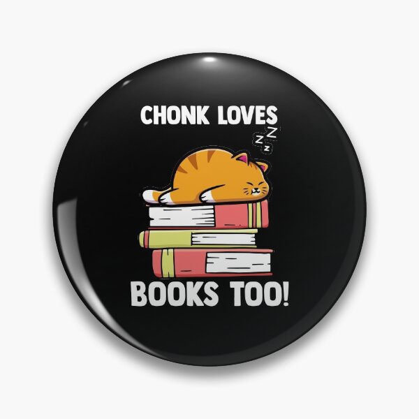 Item preview, Chonk Loves Books Too Chonkiest Chonkers Stuffed Animal designed and sold by Nessshirts.