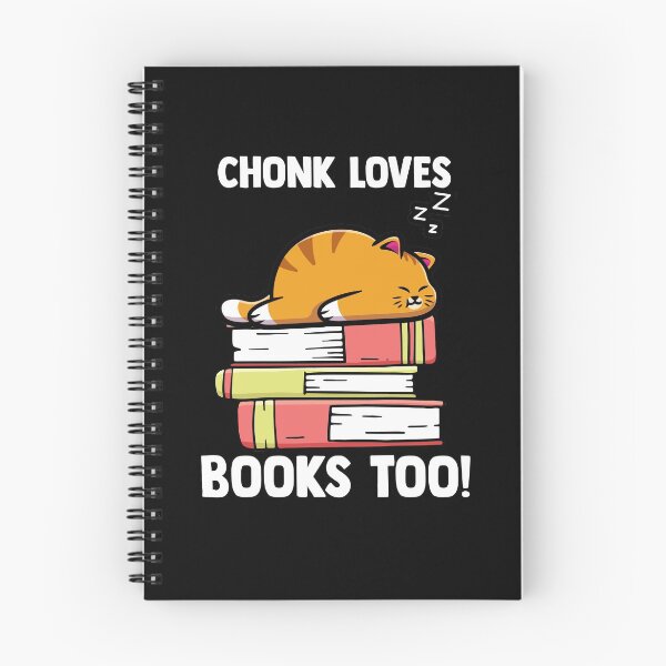 Item preview, Chonk Loves Books Too Chonkiest Chonkers Stuffed Animal designed and sold by Nessshirts.