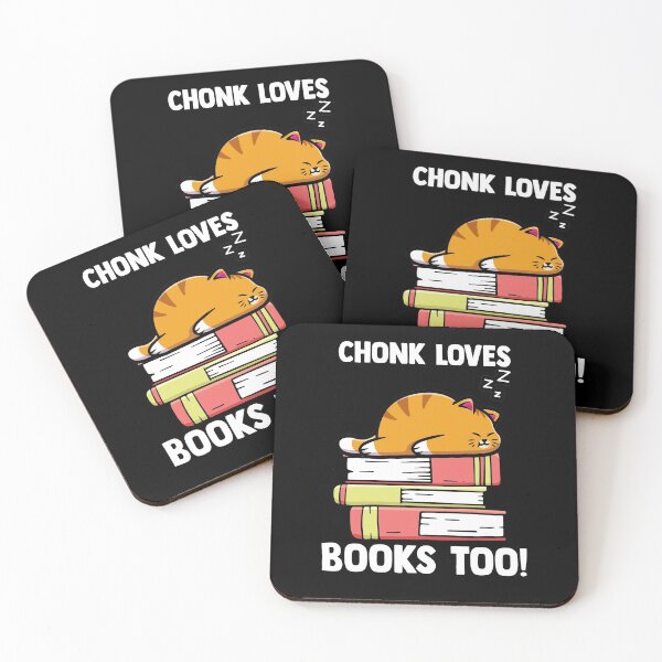 Item preview, Chonk Loves Books Too Chonkiest Chonkers Stuffed Animal designed and sold by Nessshirts.