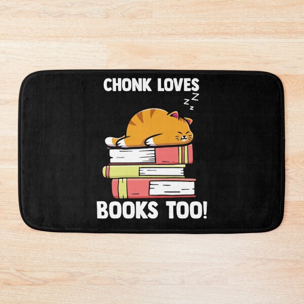 Item preview, Chonk Loves Books Too Chonkiest Chonkers Stuffed Animal designed and sold by Nessshirts.