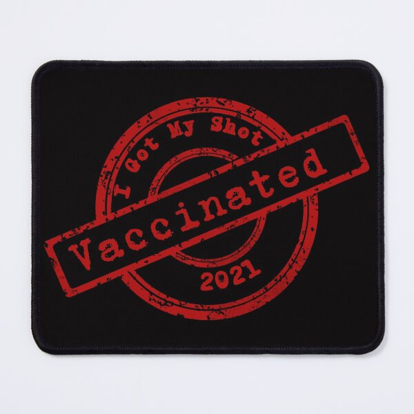 Item preview, "I Got My Shot, Vaccinated" Stamp Design - Vaccinated designed and sold by SheetalMourya.