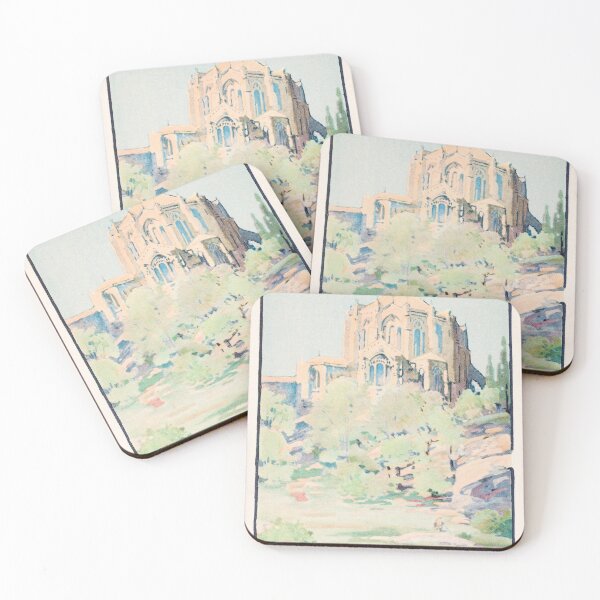 Item preview, Vintage New York Postcard The Cathedral of St. John the Divine from Morningside Park (1914) by Rachael Robinson Elmer designed and sold by Designedbysm.