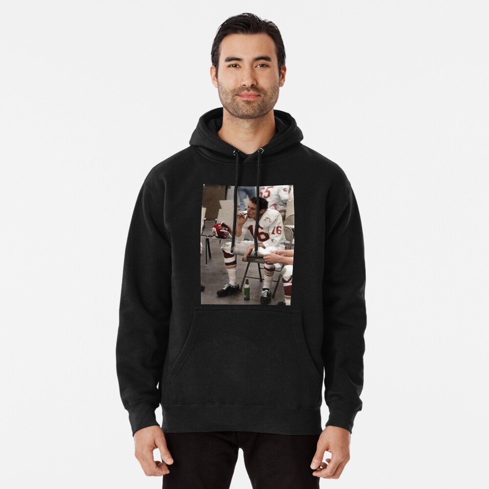 Len Dawson Smoking Pullover Hoodie for Sale by nelysances