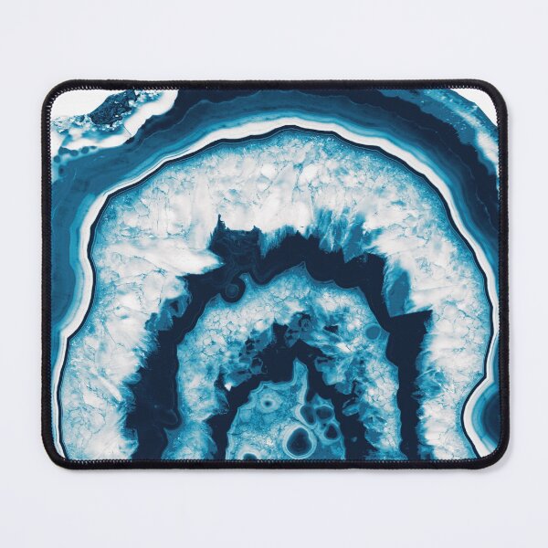 Item preview, Blue White Agate #1 #gem #decor #art  designed and sold by Anita's & Bella's Art.