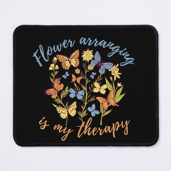 Item preview, Flower arranging is my therapy designed and sold by Cattigal.