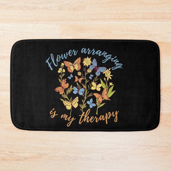 Item preview, Flower arranging is my therapy designed and sold by Cattigal.