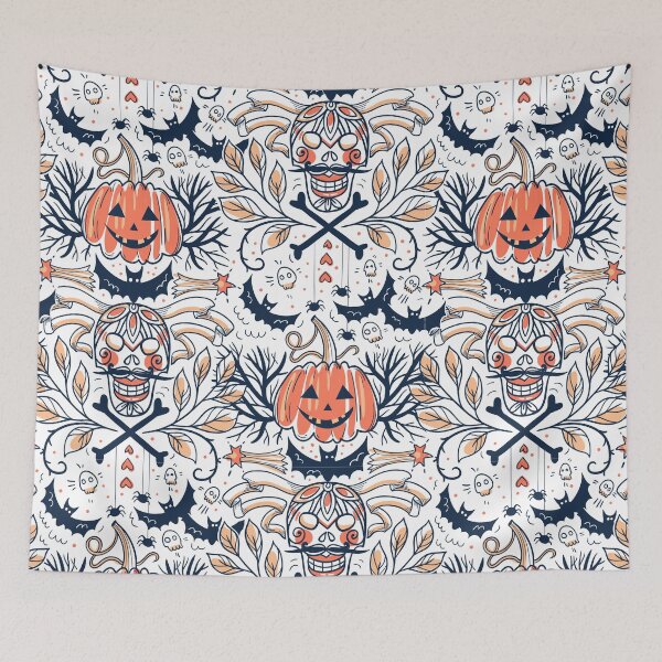 Item preview, Halloween pattern drawing design designed and sold by YuneDesigns.