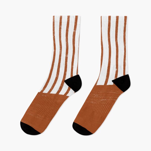Item preview, Handmade Stripe Block Pattern (burnt orange/white) designed and sold by Design Minds Boutique.