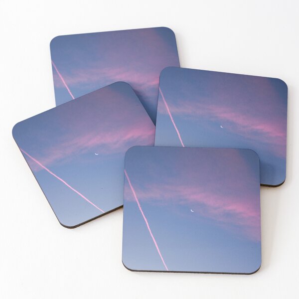 Item preview, Pink sunset with the moon designed and sold by MarDelgado.