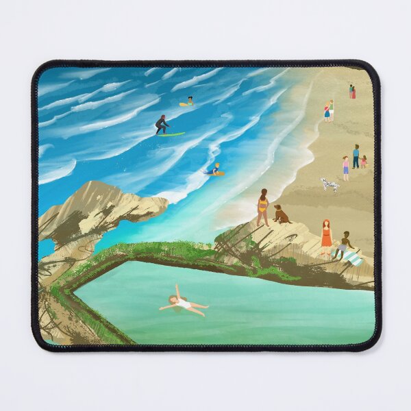 Item preview, Perranporth Tidal Pool designed and sold by Darlydesign.