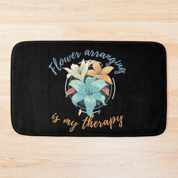 Item preview, Flower arranging is my therapy designed and sold by Cattigal.