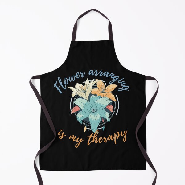 Item preview, Flower arranging is my therapy designed and sold by Cattigal.