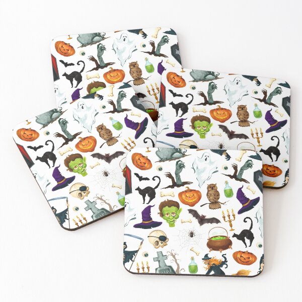 Item preview, Halloween various characters pattern drawing design designed and sold by YuneDesigns.