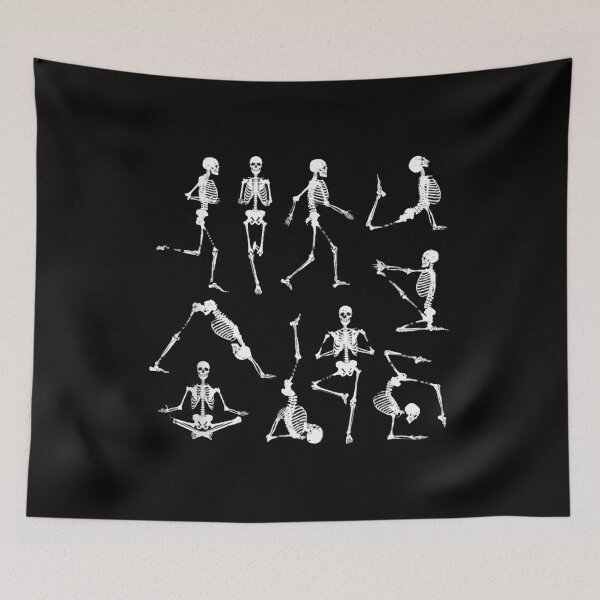 Item preview, Chakra Mandala Meditating Skeleton designed and sold by ghazalish.