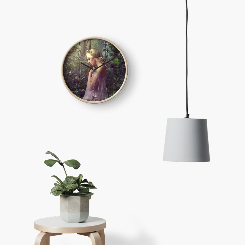 Item preview, Clock designed and sold by phatpuppyart.