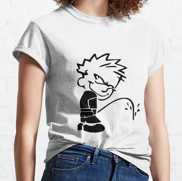 calvin peeing shirt