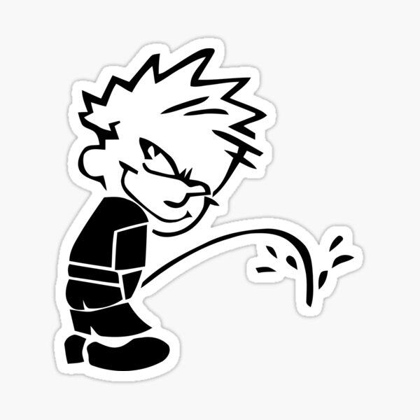 Calvin Orinando Pegatina