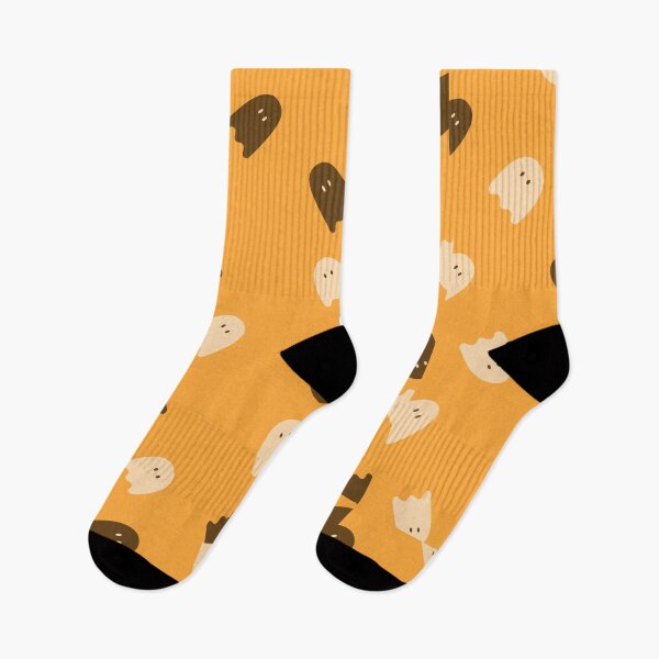 Item preview, Halloween Pattern, Orange Ghosts. Cute Pattern designed and sold by TheGoToStore.