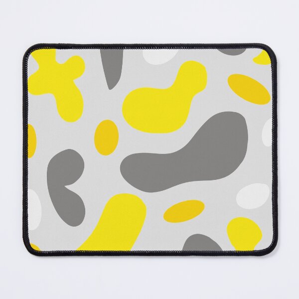 Item preview, Illuminating Yellow and Ultimate Grey Abstract Shapes designed and sold by illistrachael.
