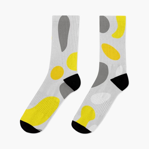 Item preview, Illuminating Yellow and Ultimate Grey Abstract Shapes designed and sold by illistrachael.