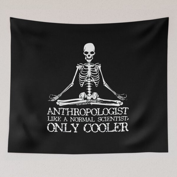 Item preview, Anthropology Yoga Skeleton Anthropologist designed and sold by ghazalish.