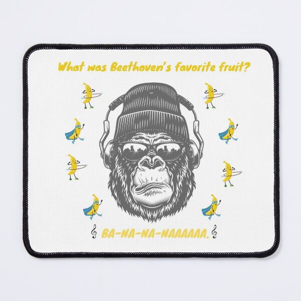 Item preview, funny gorilla loves bananas and music for man, woman and children designed and sold by Marouane21.