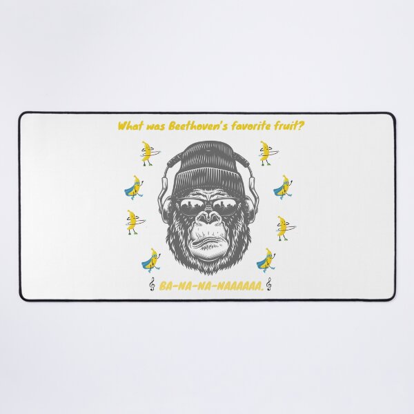 Item preview, funny gorilla loves bananas and music for man, woman and children designed and sold by Marouane21.