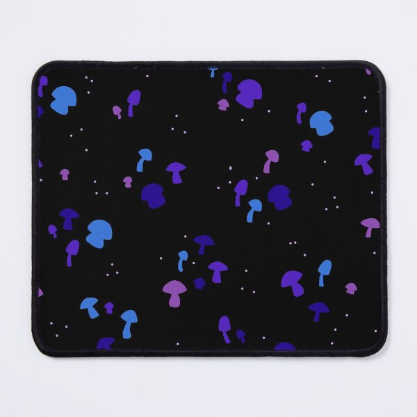 Mushroom - cool colours Mouse Pad