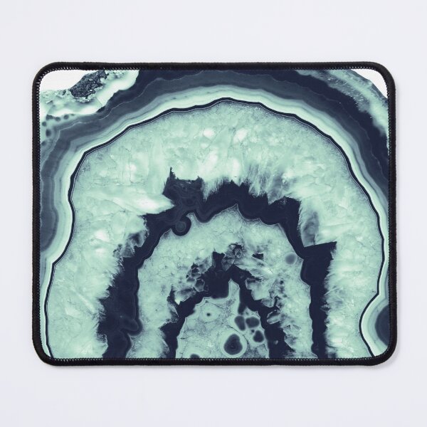 Item preview, Navy Blue Mint Agate #1 #gem #decor #art designed and sold by Anita's & Bella's Art.