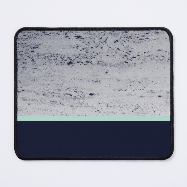 Item preview, Navy Blue Mint on Navy Blue Concrete #1 #decor #art designed and sold by Anita's & Bella's Art.
